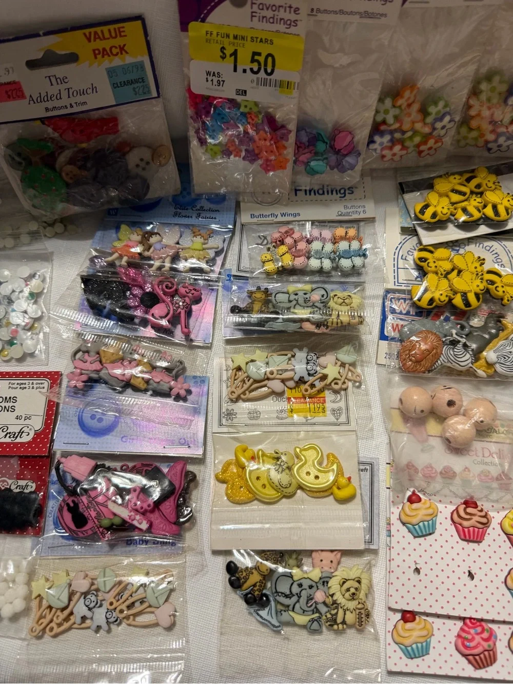 HUGE Assortment of Decorative Craft Buttons